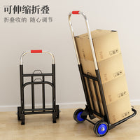 Foldable Hand Truck Dolly Cart for Shopping, Luggage, and Moving