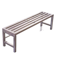 Stainless Steel Single-Tier Plant Stand for Indoor and Outdoor Use