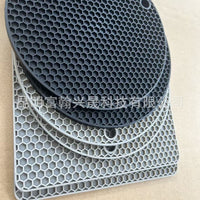 Silicone Honeycomb Heat Resistant Pot Holders and Trivets Set - Food Grade, Non-Slip, High Temperature