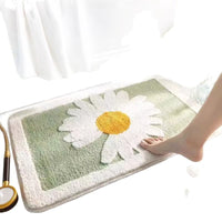 Absorbent Plush Bathroom Mat Non-Slip Door Mat for Home Toilet and Washroom