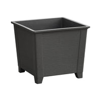 Outdoor Square Large Caliber Plastic Planter Box for Trees and Fish, Thickened Cement-Look Pot for Malls and Courtyards