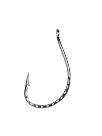 Upgraded Wacky Rig Worm Hooks for Bass Fishing, Barbed Offset Hooks for Soft Lures