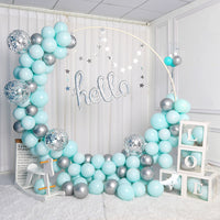 Round Balloon Arch Kit for Wedding & Party Decor, Outdoor Garden Stand