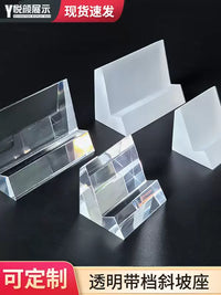 Mini Acrylic Display Stand with Groove for Lighters, Pendants, and Collectibles