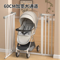 Auto-Close Pet and Baby Safety Gate for Stairs and Doorways, 76cm Height