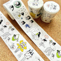 Washi PET Tape Roll for Scrapbooking and Journaling - Abstract Figures