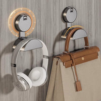 Suction Cup Handbag Hanger for Wardrobe and Door, Punch-Free Storage Hook for Belts and Bags