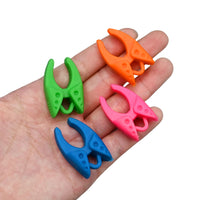 Colorful Bobbin Clips Thread Spool Holders Silicone Anti-unraveling Bobbin Clamps Small Silicone Bobbin Clips