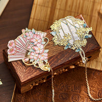 Vintage Floral Metal Bookmark with Pendant, Hollow Design, Gift Boxed for Students and Graduates