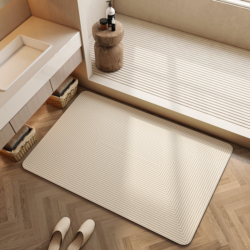 Diatomaceous Earth Bath Mat Non-Slip Absorbent Quick Dry for Bathroom Entryway