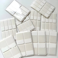 INS Style Transparent Index Tabs Self-Adhesive Bookmark Sticky Notes for Cards and Books, Writable Memo Stickers