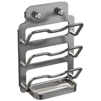 Suction Cup Wall-Mounted Pot Lid and Cutting Board Storage Rack