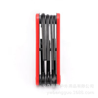 7-in-1 Bicycle Multitool, Portable Bike Repair Tool Kit with Hex Key Wrench