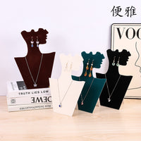 Foldable Jewelry Display Stand for Necklaces, Earrings, and Studs - Ideal for Retail, Live Streams, and Photography