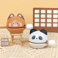 Cute Animal Wooden Percussion Toy Stress Relief Ornament for Kids and Adults