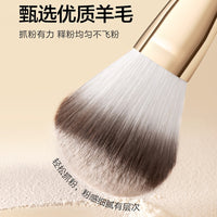 Makeup Brush Set with Soft Bristles for Eyeshadow, Powder, Contour, Highlight, and Nose Shadow