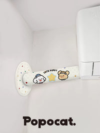 Cute Star Puppy Air Conditioner Pipe Cover Decorative AC Tube Protector Dustproof Heating Pipe Concealer
