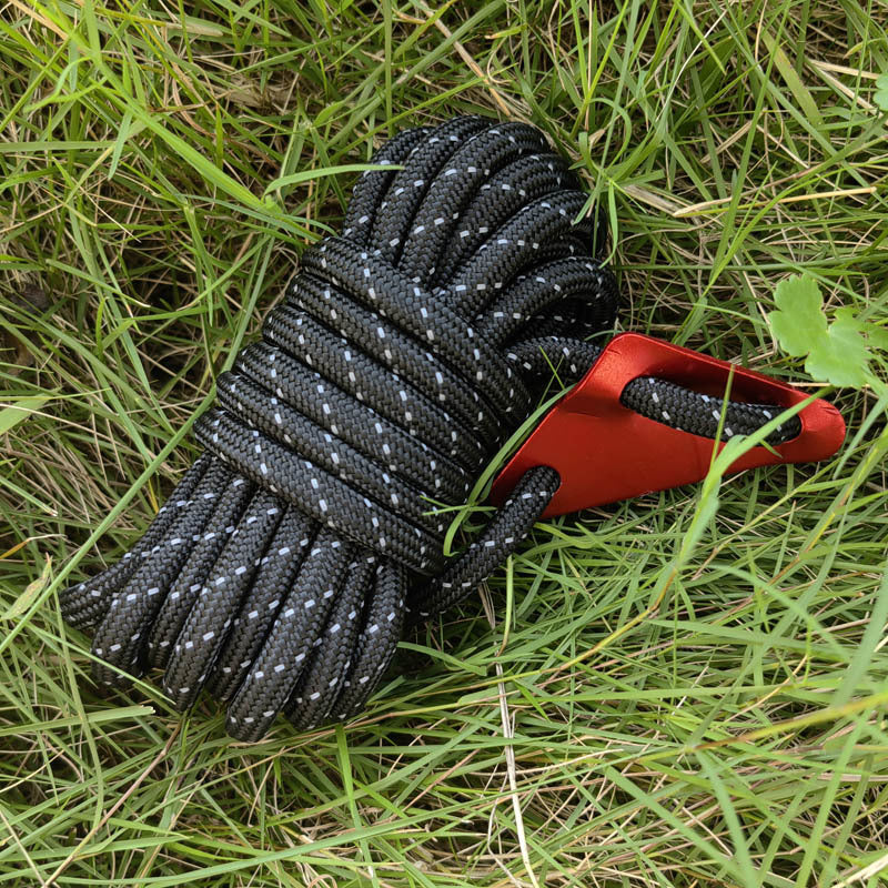 Reflective 8mm x 5m Tent Guy Ropes for Outdoor Camping and Awnings