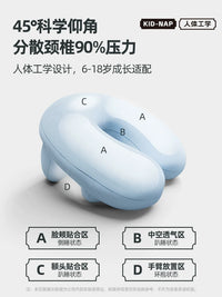 Inflatable Nap Pillow for Students, Portable Desk Sleeping Aid for Lunch Breaks