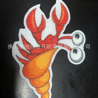 Cartoon PEVA Anti-Slip Bath Stickers for Shower and Tub - Marine Life Theme