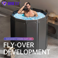 Inflatable Ice Bath Tub for Athletes and Recovery, Portable Cold Plunge Barrel