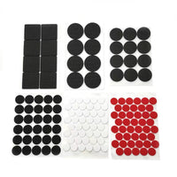 Self-Adhesive EVA Anti-Slip Furniture Pads for Tables and Chairs, Black Grid Foam Mats