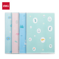 Deli T3272 Series 32K Notebook with Protective Cover, Thickened Pages, Simple Design for Students