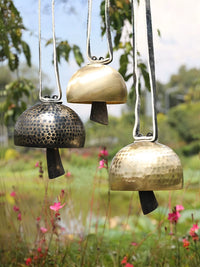 Handmade Brass Camel Bell Wind Chime for Garden and Home Decor