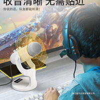 USB Condenser Microphone for Live Streaming, Gaming, and Recording with Desktop Stand