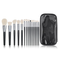 14-Piece Professional Makeup Brush Set with Storage Bag