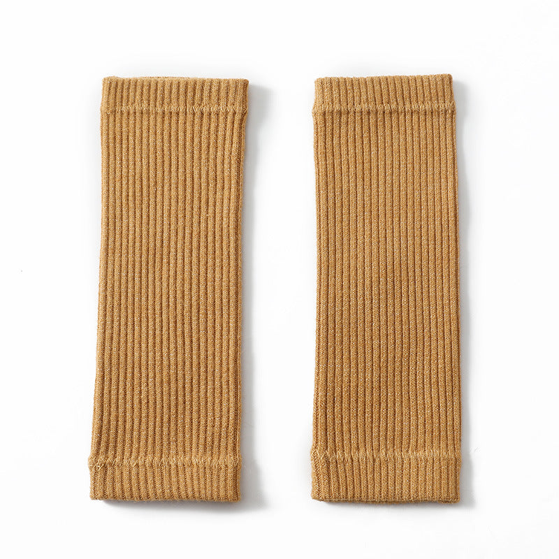 Sparkle Wool Knit Wrist Warmers Arm Sleeves for Men and Women