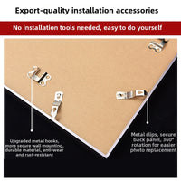 Aluminum Alloy Photo Frame Wall Mounted or Tabletop Display for Certificates Posters Puzzles A4 A3 50x70cm