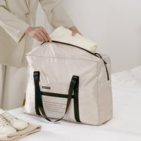 Foldable Waterproof Travel Duffel Bag with Trolley Sleeve