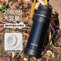 Fuguang Large Capacity 304 Stainless Steel Insulated Water Bottle for Outdoor Travel, 1.2L/1.5L