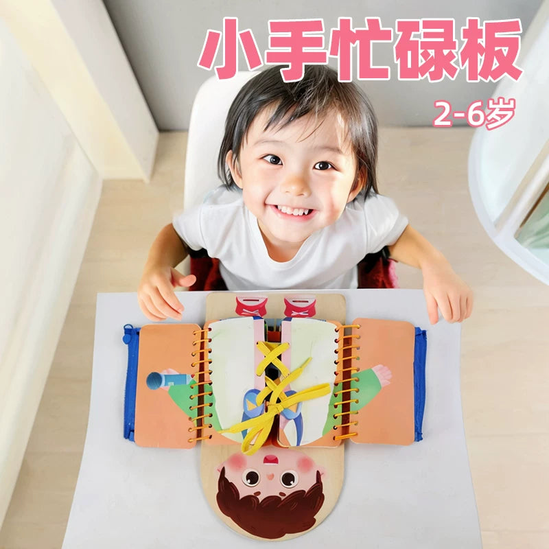 Kids' Portable Car Seat Travel Busy Board Toy for Long Trips
