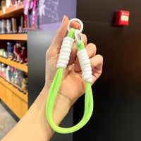 Braided Wrist Lanyard Keychain for Bags and Phones