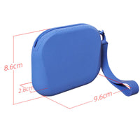 Mini Silicone Zipper Pouch for Coins, Jewelry, and Cables