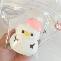 Christmas Snowman Squeeze Toy Slow Rebound Silicone Stress Relief Fidget Toy