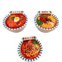 3D Resin Food Refrigerator Magnets - Local Delicacy Souvenirs