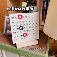 Retro DIY Perpetual Calendar Countdown Desktop Ornament