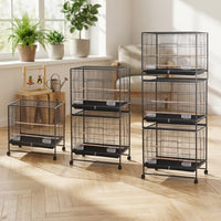 Stackable Large Parrot Bird Cage Multi-Layer Double-Layer for Budgies Cockatiels Peony Parrots Luxury Villa Cage