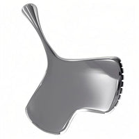 Stainless Steel Ginkgo Leaf Gua Sha Tool for Facial and Body Massage