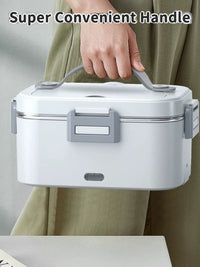 1800ml Large Capacity Portable Electric Lunch Box for Car & Home, Self-Heating, No Water Injection Needed