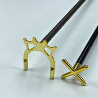 Carbon Fiber Billiard Rest Stick Cross Head Pool Cue Holder for Snooker and Eight-Ball