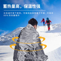 PE Emergency Thermal Blanket for Outdoor Survival and First Aid