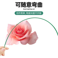 DIY Chenille Stem Flower Craft Kit with Green Floral Tape
