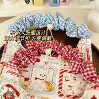 Adjustable Cartoon Pet Bandana Bib for Medium to Large Dogs, Thick Drool Scarf