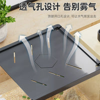 Acrylic Turtle Tank with Basking Platform, Ecological Landscape, Bottom Drainage, Complete Kit