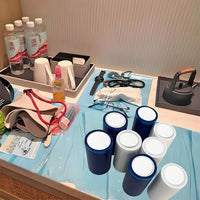 Disposable Toilet Seat Cover Film, Dental Blue Film, Hotel Switch Bathroom Sticker, Oil-Proof, Non-Medical Isolation Film