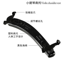 Adjustable Violin Shoulder Rest with Thick Sponge Pad for Kids and Adults - Full Set Chin Rest Accessory